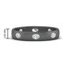 Load image into Gallery viewer, oval-bezel-set-spaced-eternity-diamond-band-in-black-gold-FD10979OV-NL-BG