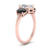 Load image into Gallery viewer, oval-black-diamond-3-stone-basket-engagement-ring-in-rose-gold-FD10416OVRGBLACKANGLE2-NL-RG