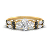 Load image into Gallery viewer, oval-black-diamond-floating-marquise-accent-ring-with-eternity-wedding-band-in-yellow-gold-FDEWB9398OVGBLACK-NL-YG.jpg?v=1758802138