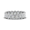 Load image into Gallery viewer, oval-cut-3.60-carat-eternity-bezel-ring-in-white-gold-FD10418B-20CT-NL-WG