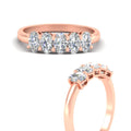 Thumbnail 2 - oval-cut-5-stone-diamond-wedding-band-in-rose-gold-fdwb8008ovangle3-1.00ct-nl-rg.jpg