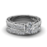 Load image into Gallery viewer, oval-cut-antique-filigree-wedding-ring-set-in-white-gold-FDENS3543OV-NL-WG
