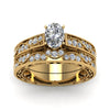 Load image into Gallery viewer, oval-cut-antique-filigree-wedding-ring-set-in-yellow-gold-FDENS3543OVANGLE5-NL-YG