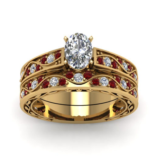 oval-cut-antique-filigree-wedding-ring-set-with-ruby-in-yellow-gold-FDENS3543OVGRUDRANGLE5-NL-YG