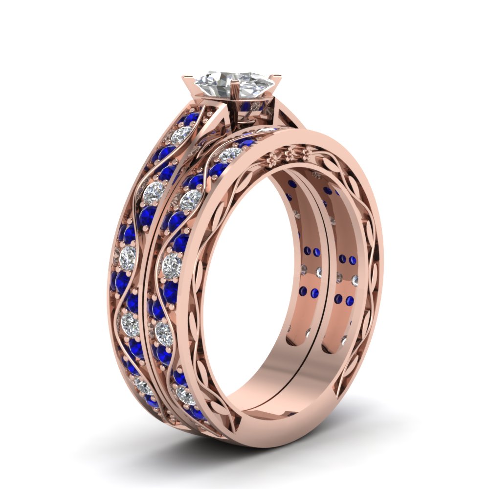 oval-cut-antique-filigree-wedding-ring-set-with-sapphire-in-rose-gold-FDENS3543OVGSABLANGLE2-NL-RG