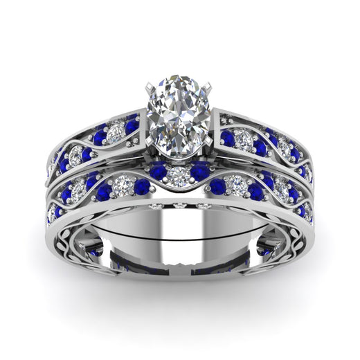 oval-cut-antique-filigree-wedding-ring-set-with-sapphire-in-white-gold-FDENS3543OVGSABLANGLE5-NL-WG