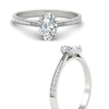 Load image into Gallery viewer, oval-cut-cathedral-pave-diamond-engagement-ring-in-platinum-FD11145OVRANGLE3-NL-WG