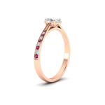 Load image into Gallery viewer, oval-cut-cathedral-pave-diamond-engagement-ring-with-pink-sapphire-in-rose-gold-FD11145OVRGSADRPIANGLE2-NL-RG.png?v
