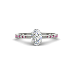 Load image into Gallery viewer, oval-cut-cathedral-pave-diamond-engagement-ring-with-pink-sapphire-in-white-gold-FD11145OVRGSADRPI-NL-WG.png?v

