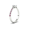 Load image into Gallery viewer, oval-cut-cathedral-pave-diamond-engagement-ring-with-pink-sapphire-in-white-gold-FD11145OVRGSADRPIANGLE2-NL-WG.png?v
