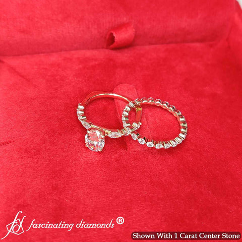 oval-cut-euro-shank-ring-with-round-eternity-bridal-ring-set-in-yellow-gold-FDENS11605-3