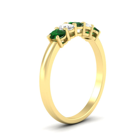 oval-cut-five-stone-wedding-emerald-band-0.50-carat-in-yellow-gold-fdwb8008ovgemgrangle2-0.50ct-nl-yg.jpg?v=1773047588