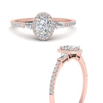 Load image into Gallery viewer, oval-cut-halo-lab-diamond-ring-with-baguette-in-rose-gold-FD10047OVRANGLE3-NL-RG