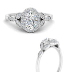 Load image into Gallery viewer, oval-cut-lab-diamond-halo-ring-with-pavé-leaves-in-platinum-FD9827OVRANGLE3-NL-WG.jpg?v=1770891253