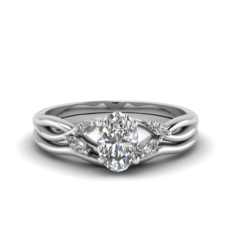 oval-cut-lab-diamond-ring-with-plain-band-in-14K-white-gold-FD8300OV-NL-WG