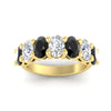 Load image into Gallery viewer, 4 Carat Oval Shaped Seven Stone Anniversary Band