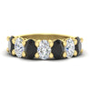 Load image into Gallery viewer, 4 Carat Oval Shaped Seven Stone Anniversary Band