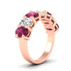 Load image into Gallery viewer, oval-cut-seven-stone-pink-sapphire-4-ct-anniversary-band-in-rose-gold-fdwb8008ovgsadrpiangle2-4.00ct-nl-rg.jpg