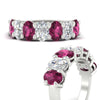 Load image into Gallery viewer, oval-cut-seven-stone-pink-sapphire-4-ct-anniversary-band-in-white-gold-fdwb8008ovgsadrpi-angle3-4.00ct-nl-wg.jpg