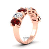 Load image into Gallery viewer, oval-cut-seven-stone-ruby-4-ct-anniversary-band-in-rose-gold-fdwb8008ovgrudrangle2-4.00ct-nl-rg-hw.jpg