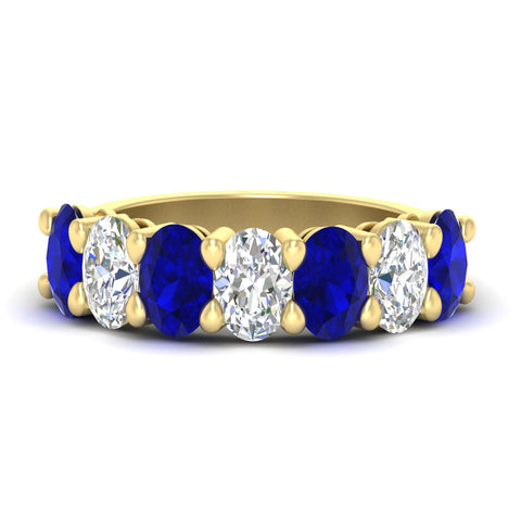 oval-cut-seven-stone-sapphire-4-ct-anniversary-band-in-yellow-gold-fdwb8008ovgsablsleep-4.00ct-nl-yg.jpg