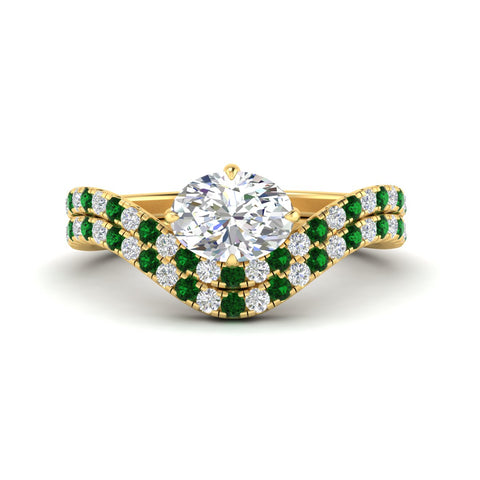 oval-cut-twisted-pave-engagement-ring-with-curved-emerald-band-in-yellow-gold-fdens11617ovgemgrsleep-nl-yg.jpg