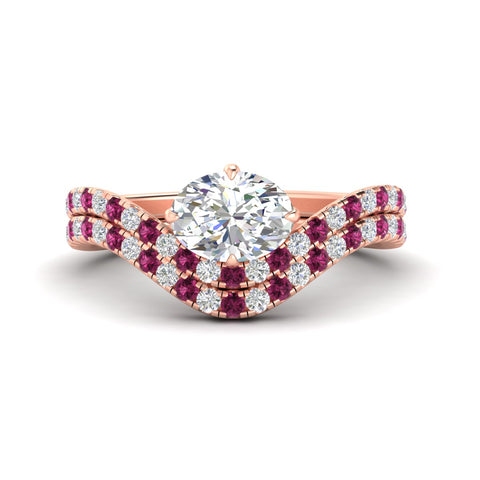 oval-cut-twisted-pave-engagement-ring-with-curved-pink-sapphire-band-in-rose-gold-fdens11617ovgsadrpisleep-nl-rg.jpg