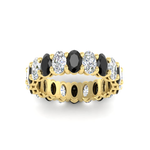 oval-diamond-eternity-wedding-band-7-carat-with-black-diamond-in-yellow-gold-fdewb8324ovgblackangle5-5.50x3.50mm-nl-yg