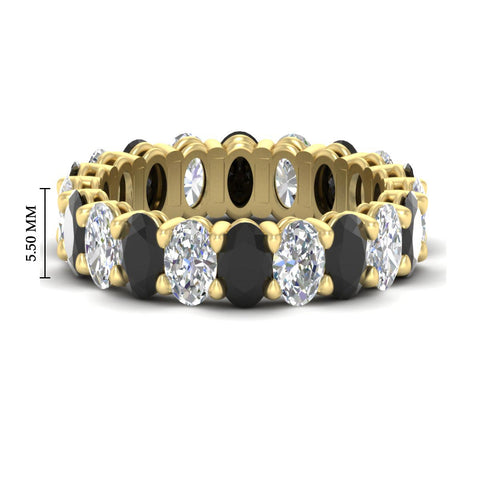 oval-diamond-eternity-wedding-band-7-carat-with-black-diamond-in-yellow-gold-fdewb8324ovgblacksleep-5.50x3.50mm-nl-yg-hw