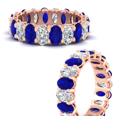 oval-diamond-eternity-wedding-band-7-carat-with-blue-sapphire-in-rose-gold-fdewb8324ovgsablangle3-5.50x3.50mm-nl-rg