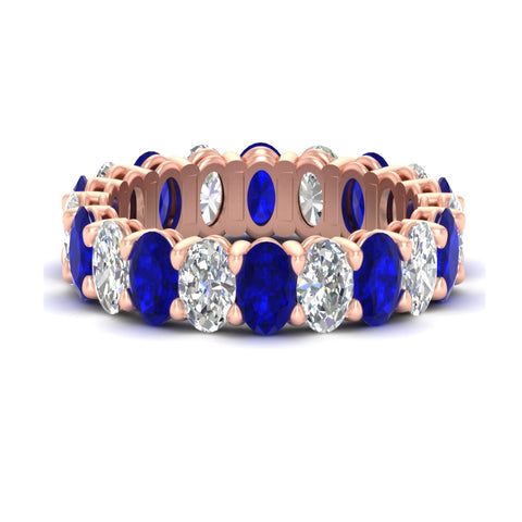 oval-diamond-eternity-wedding-band-7-carat-with-blue-sapphire-in-rose-gold-fdewb8324ovgsablsleep-5.50x3.50mm-nl-rg