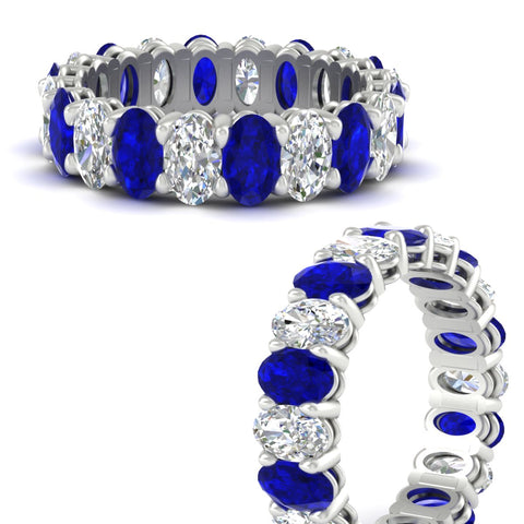 oval-diamond-eternity-wedding-band-7-carat-with-blue-sapphire-in-white-gold-fdewb8324ovgsablangle3-5.50x3.50mm-nl-wg
