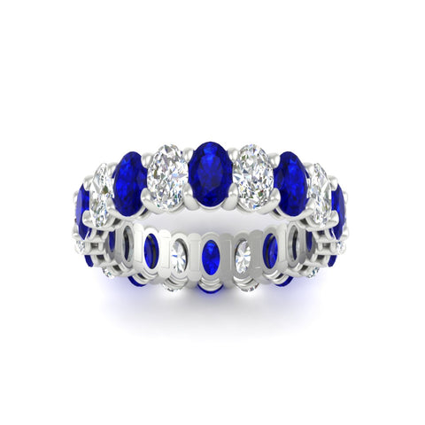 oval-diamond-eternity-wedding-band-7-carat-with-blue-sapphire-in-white-gold-fdewb8324ovgsablangle5-5.50x3.50mm-nl-wg