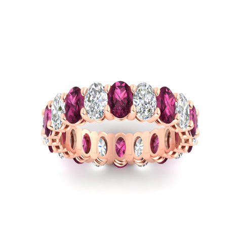 oval-diamond-eternity-wedding-band-7-carat-with-pink-sapphire-in-rose-gold-fdewb8324ovgsadrpiangle5-5.50x3.50mm-nl-rg