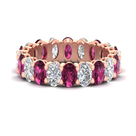 oval-diamond-eternity-wedding-band-7-carat-with-pink-sapphire-in-rose-gold-fdewb8324ovgsadrpisleep-5.50x3.50mm-nl-rg