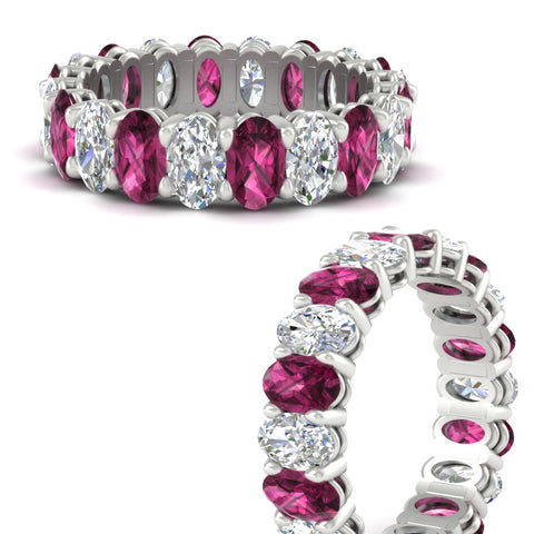 oval-diamond-eternity-wedding-band-7-carat-with-pink-sapphire-in-white-gold-fdewb8324ovgsadrpiangle3-5.50x3.50mm-nl-wg