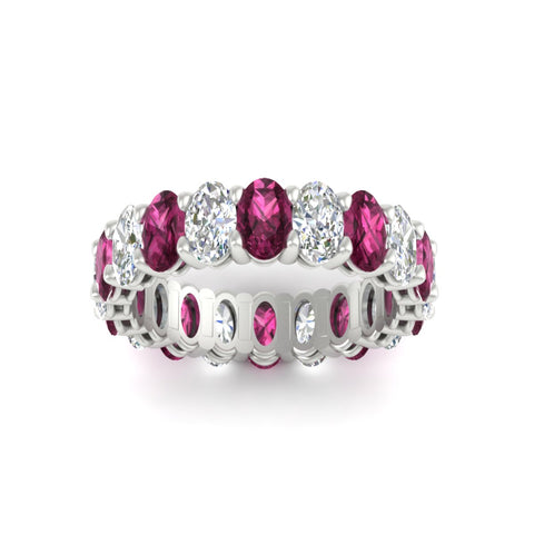 oval-diamond-eternity-wedding-band-7-carat-with-pink-sapphire-in-white-gold-fdewb8324ovgsadrpiangle5-5.50x3.50mm-nl-wg