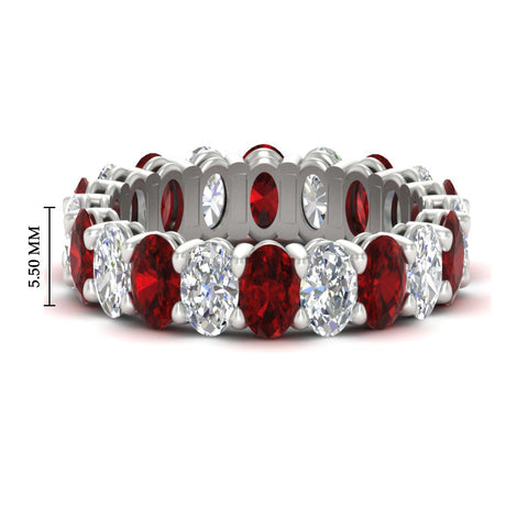 oval-diamond-eternity-wedding-band-7-carat-with-ruby-in-white-gold-fdewb8324ovgrudrsleep-5.50x3.50mm-nl-wg-hw