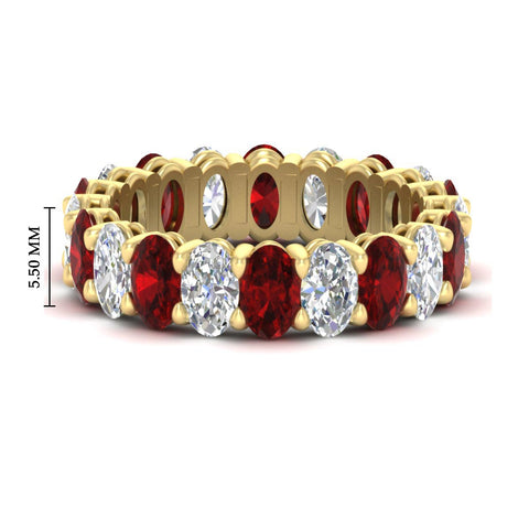 oval-diamond-eternity-wedding-band-7-carat-with-ruby-in-yellow-gold-fdewb8324ovgrudrsleep-5.50x3.50mm-nl-yg-hw