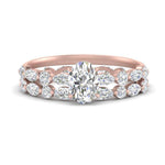 Load image into Gallery viewer, oval-diamond-floating-marquise-accent-ring-with-eternity-wedding-band-in-rose-gold-FDEWB9398OV-NL-RG.jpg?v=1758802221
