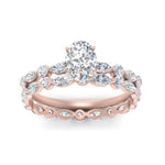 Load image into Gallery viewer, oval-diamond-floating-marquise-accent-ring-with-eternity-wedding-band-in-rose-gold-FDEWB9398OVANGLE5-NL-RG.jpg?v=1758802134
