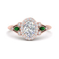 Thumbnail 33 - oval-diamond-halo-edwardian-engagement-ring-with-emerald-in-FD9778OVRGEMGR-NL-RG