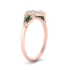 Load image into Gallery viewer, oval-diamond-halo-edwardian-engagement-ring-with-emerald-in-FD9778OVRGEMGR-NL-RG