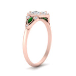 Load image into Gallery viewer, oval-diamond-halo-edwardian-engagement-ring-with-emerald-in-FD9778OVRGEMGR-NL-RG
