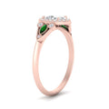 Thumbnail 35 - oval-diamond-halo-edwardian-engagement-ring-with-emerald-in-FD9778OVRGEMGR-NL-RG