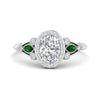 Load image into Gallery viewer, oval-diamond-halo-edwardian-engagement-ring-with-emerald-in-FD9778OVRGEMGR-NL-WG