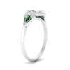 Load image into Gallery viewer, oval-diamond-halo-edwardian-engagement-ring-with-emerald-in-FD9778OVRGEMGR-NL-WG