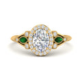 Thumbnail 18 - oval-diamond-halo-edwardian-engagement-ring-with-emerald-in-FD9778OVRGEMGR-NL-YG