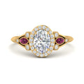 Thumbnail 12 - oval-diamond-halo-edwardian-engagement-ring-with-pink-sapphire-in-FD9778OVRGSADRPI-NL-YG