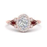 Load image into Gallery viewer, oval-diamond-halo-edwardian-engagement-ring-with-ruby-in-FD9778OVRGRUDR-NL-RG
